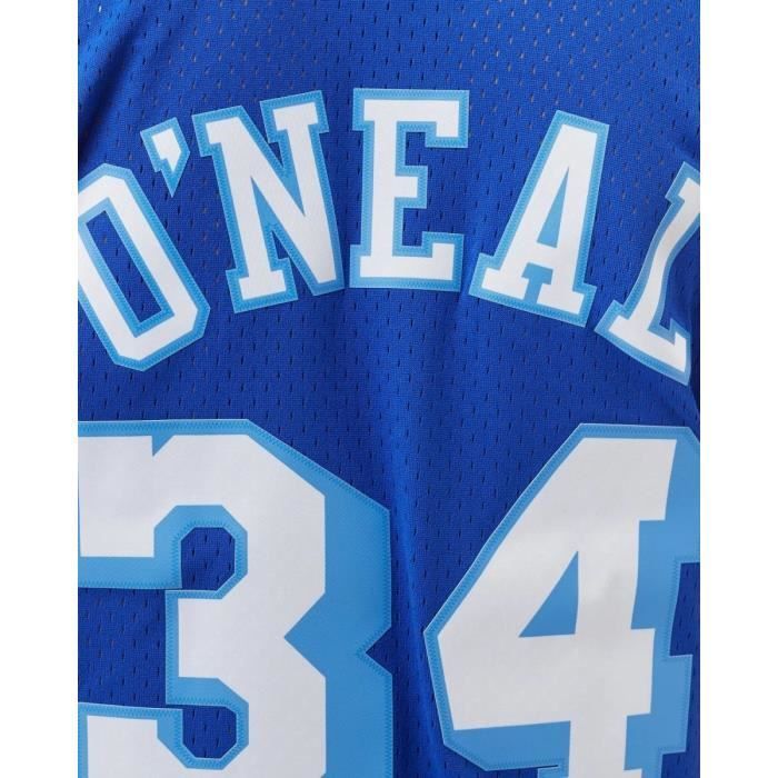 Maillot de Basket-ball - Mitchell & Ness - Los Angeles Lakers - Shaquille O'Neal - Bleu - Sans manche