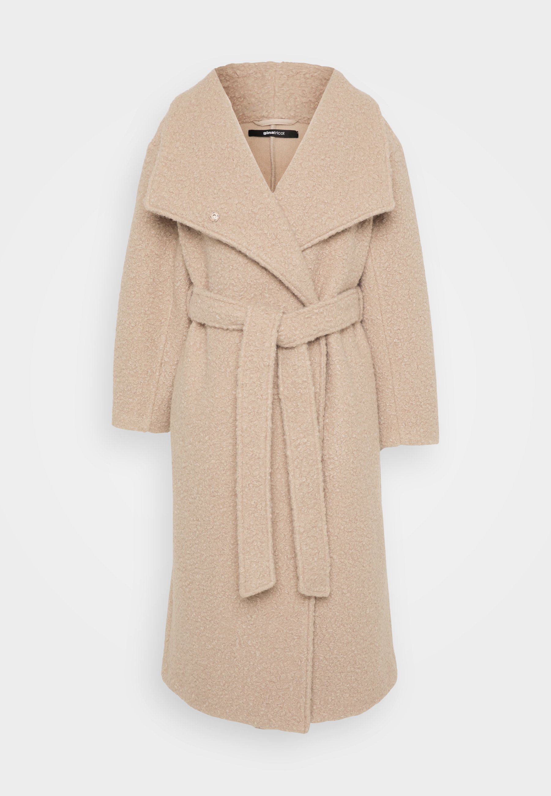 Gina Tricot Petite LONG COAT - Kåpe / frakk - light beige
