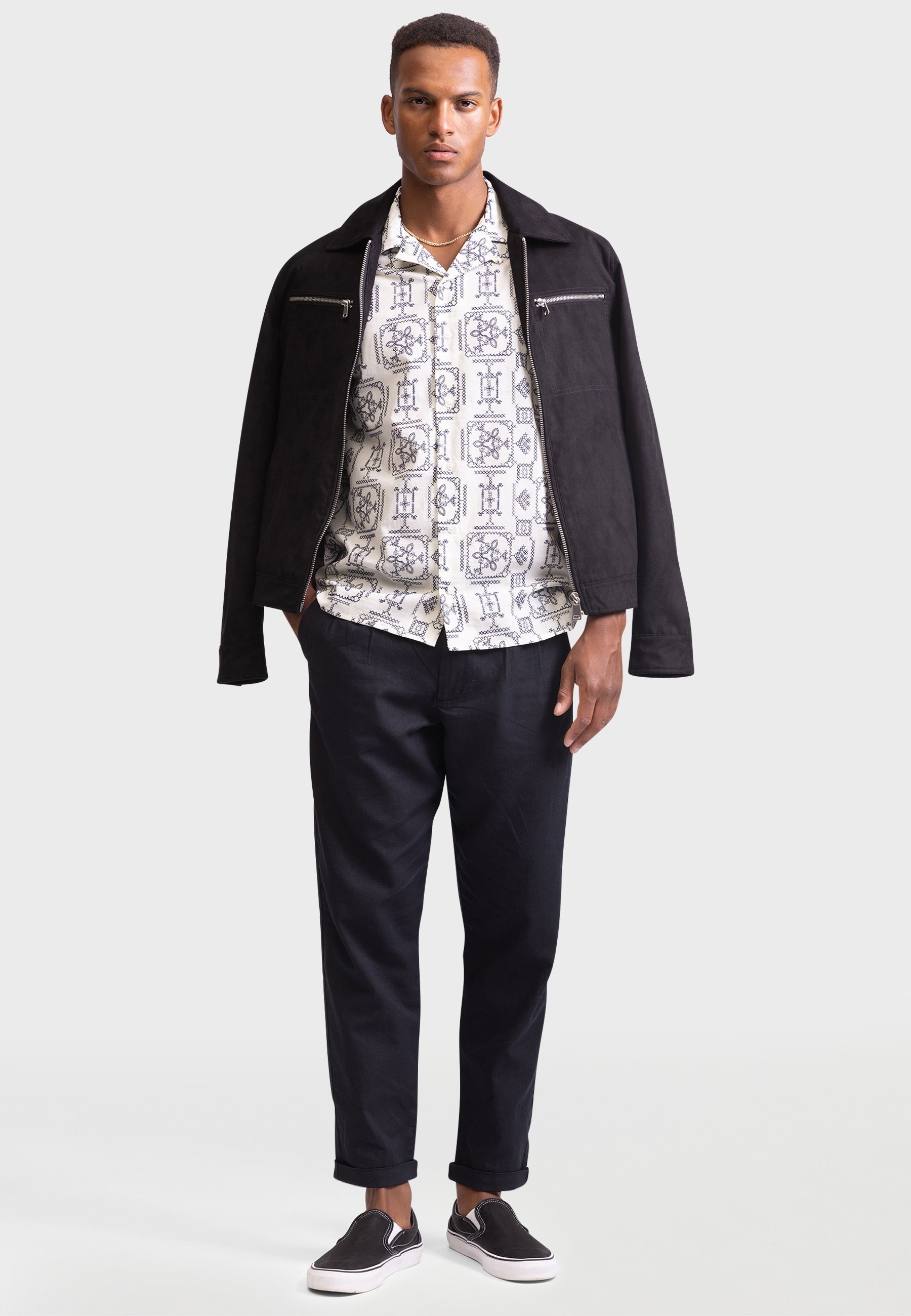 Pantalon Redefined Rebel EMIR REGULAR FIT - noir