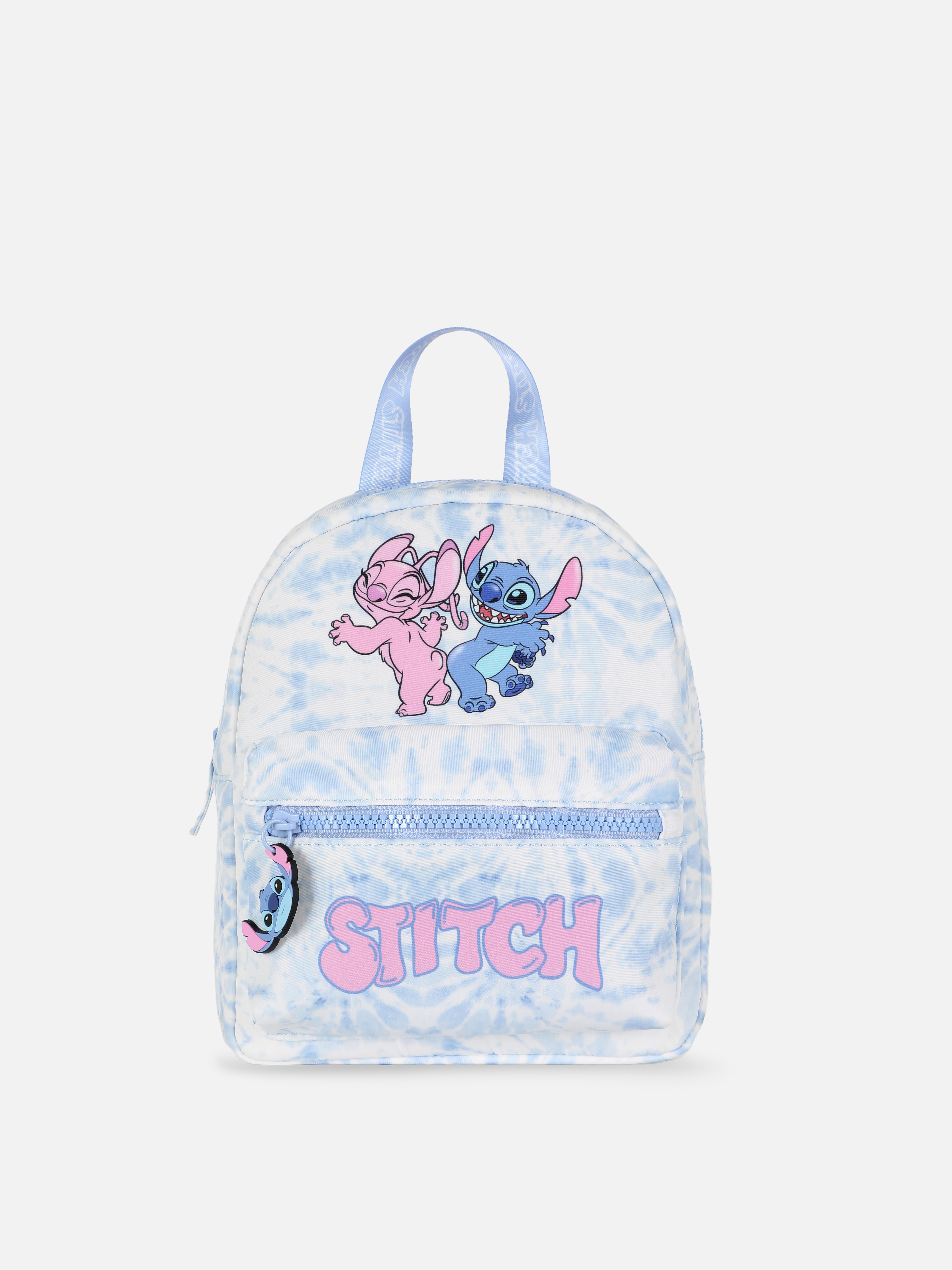 Rucsac tie-dye cu tematică Disney Stitch Alien, cu mâner convenabil, efecte de culoare frumoase și Stitch