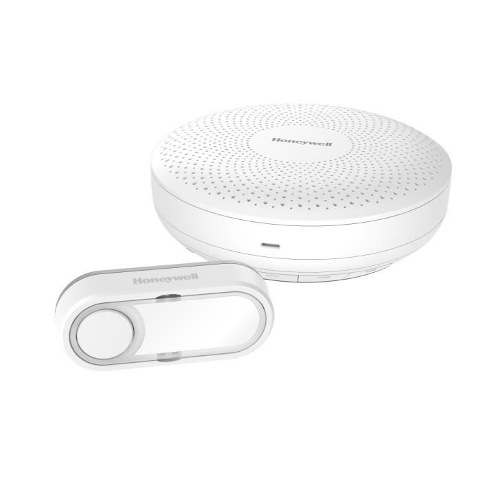 Kit de timbre inalámbrico HONEYWELL DCR311S, alcance de 150 m, 4 melodías.