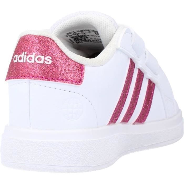 Basket Adidas 125432 Blanc - ADIDAS - Fille - Synthétique - Enfant - Lacets