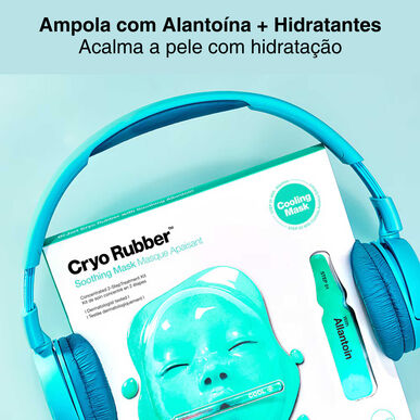 Mascarilla facial calmante Dr. Jart Cryo Rubber, refrescante, con alantoína, 40 g.
