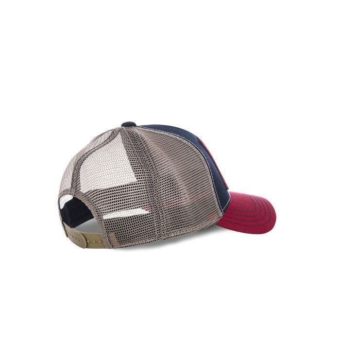 Vondutch Boys' Square Trucker Cap - Trucker Style - Rigid Mesh - Blue | Red | Grey - Rounded Brim