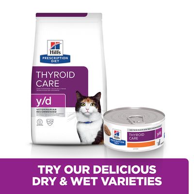 Hill's Prescription Diet Feline y/d Thyroid Care