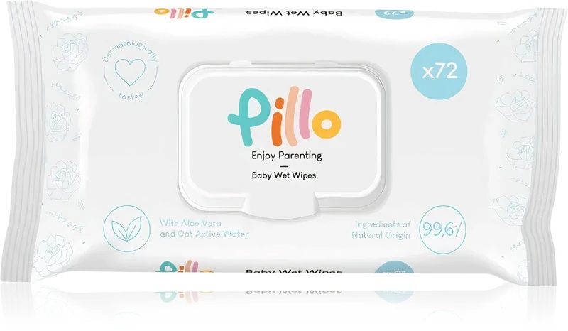 Pillo Baby Wet Wipes drėgnos servetėlės kūdikiams
