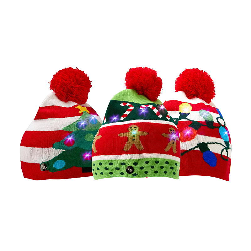 Gorro Time 2 Change con luces LED para Navidad