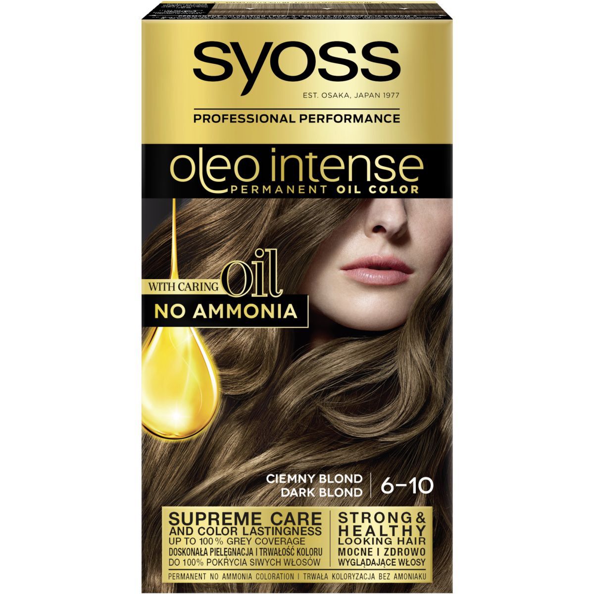 Syoss matu krāsa 7-10 dabīgi blonda Oleo Intense
