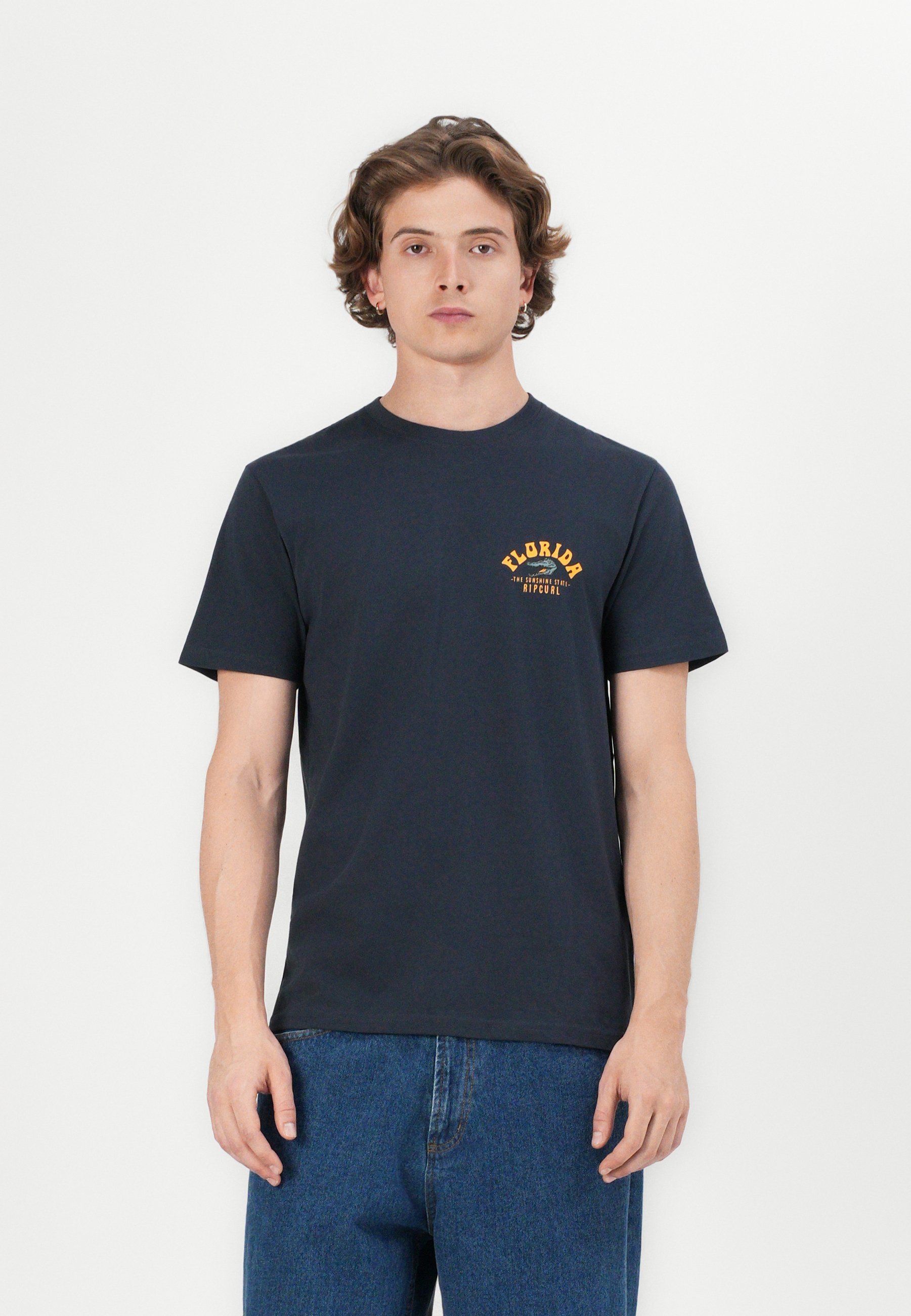 T-shirt Rip Curl DESTI ANIMALS UNISEX - Stampa T-shirt - blu scuro