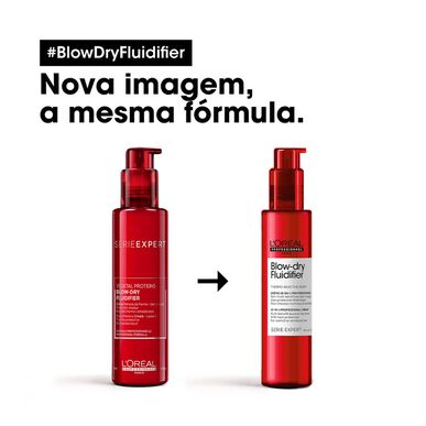 L'Oréal Professionnel Serie Expert Blow-Dry Fluidifier Crème 10-En-1 Termisk skyddande och anti-frizz Leave-In Cream 150 ml 150 ml
