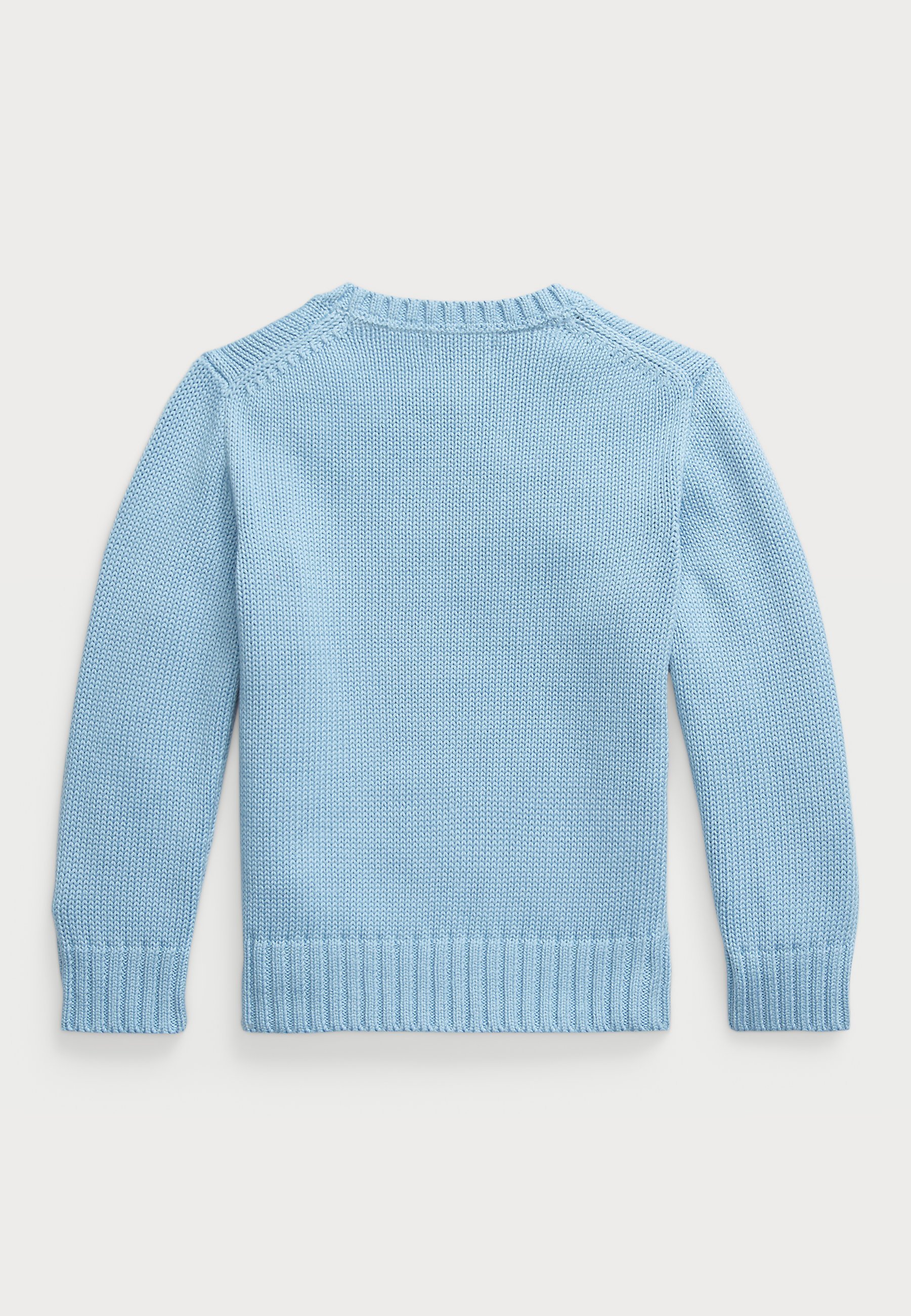 Polo Ralph Lauren Baumwollpullover mit Rundhalsausschnitt, Unisex - Pullover - Chambray-Blau