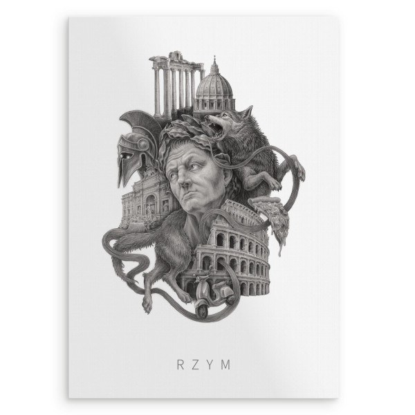 Plakat Rzym, włoski styl 20x30 cm
