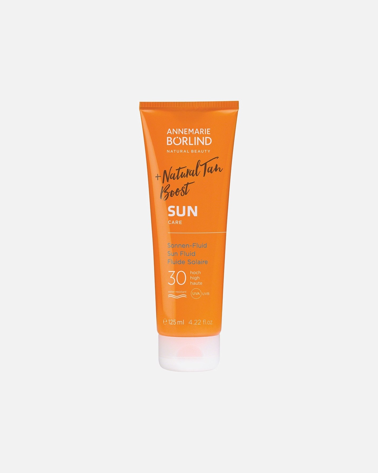 ANNEMARIE BÖRLIND Apsauginis kremas nuo saulės, natūralus įdegio stipriklis, SPF 30, 125 ml