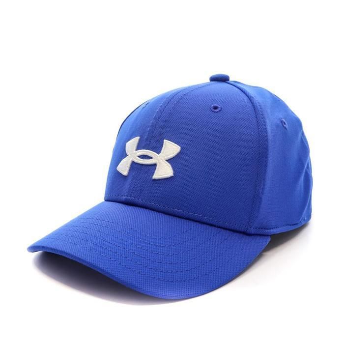 Gorra Under Armour Blitzing azul para niños