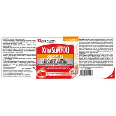 XtraSlim XtraSlim 700 60 gumových bonbónů 60 gumových bonbónů