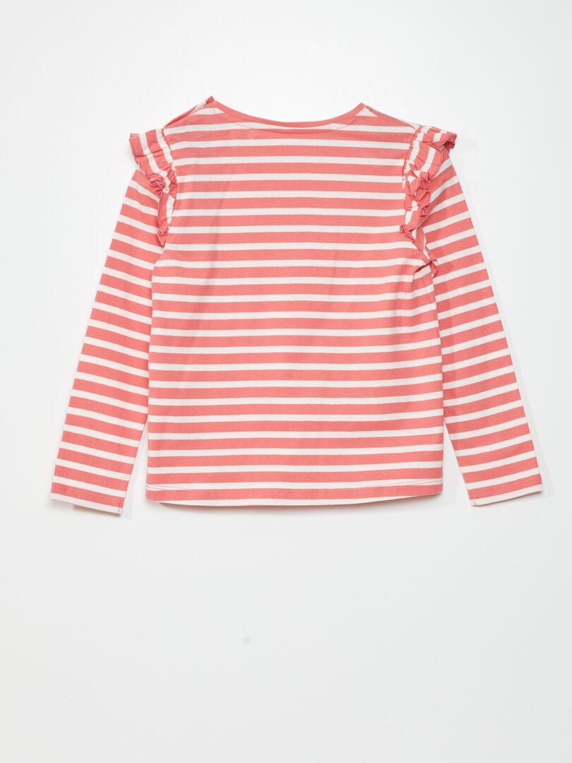 Camiseta Disney con volantes - ¡Súper fácil! - BLANCA