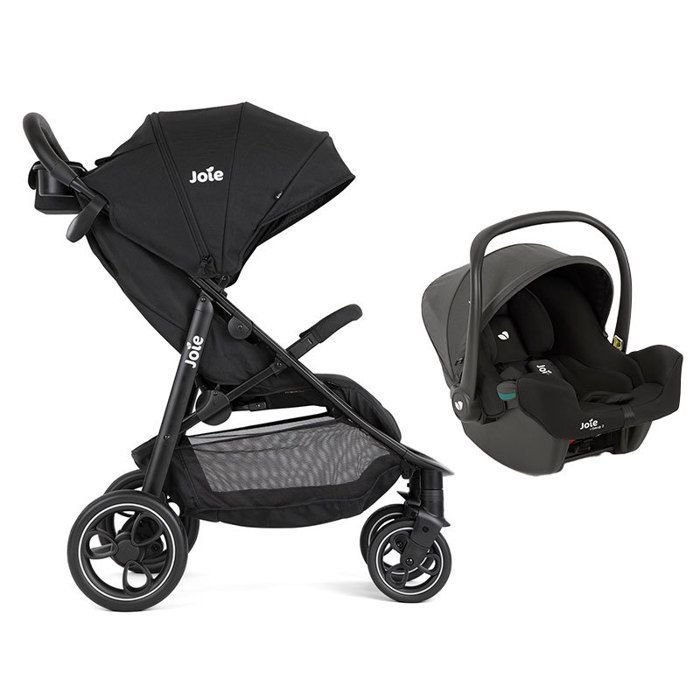 JOIE - Cochecito Litetrax Duo con silla de auto I-snug 2 - Shale Joie