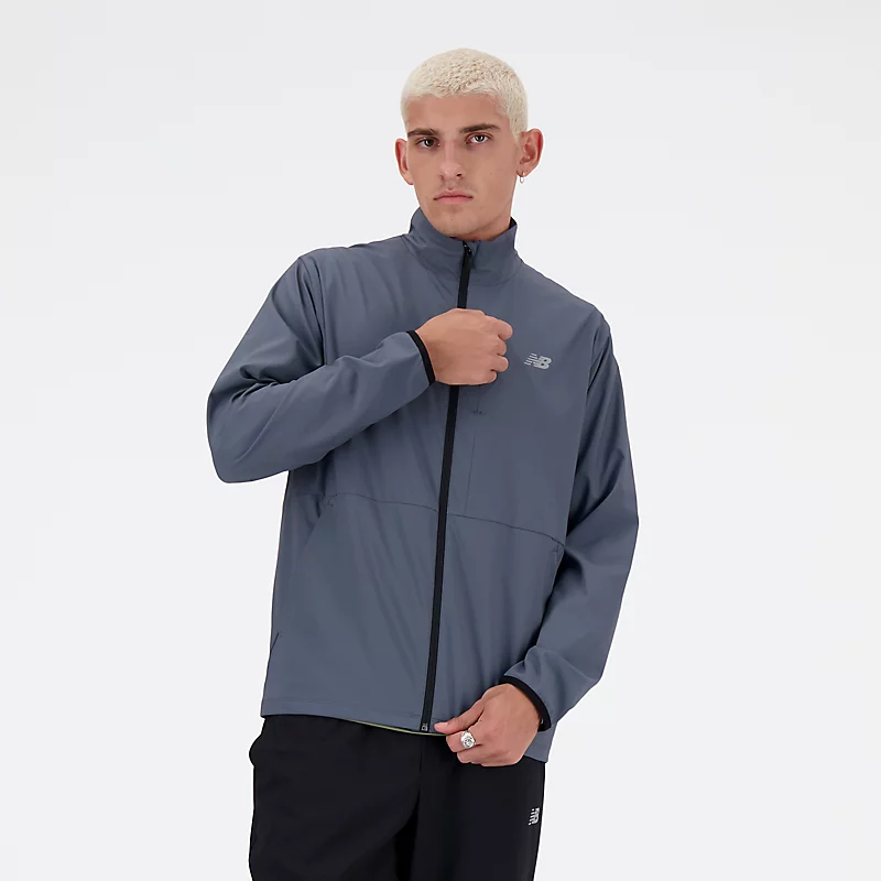 Męska kurtka z elastycznej tkaniny - GRAFIT