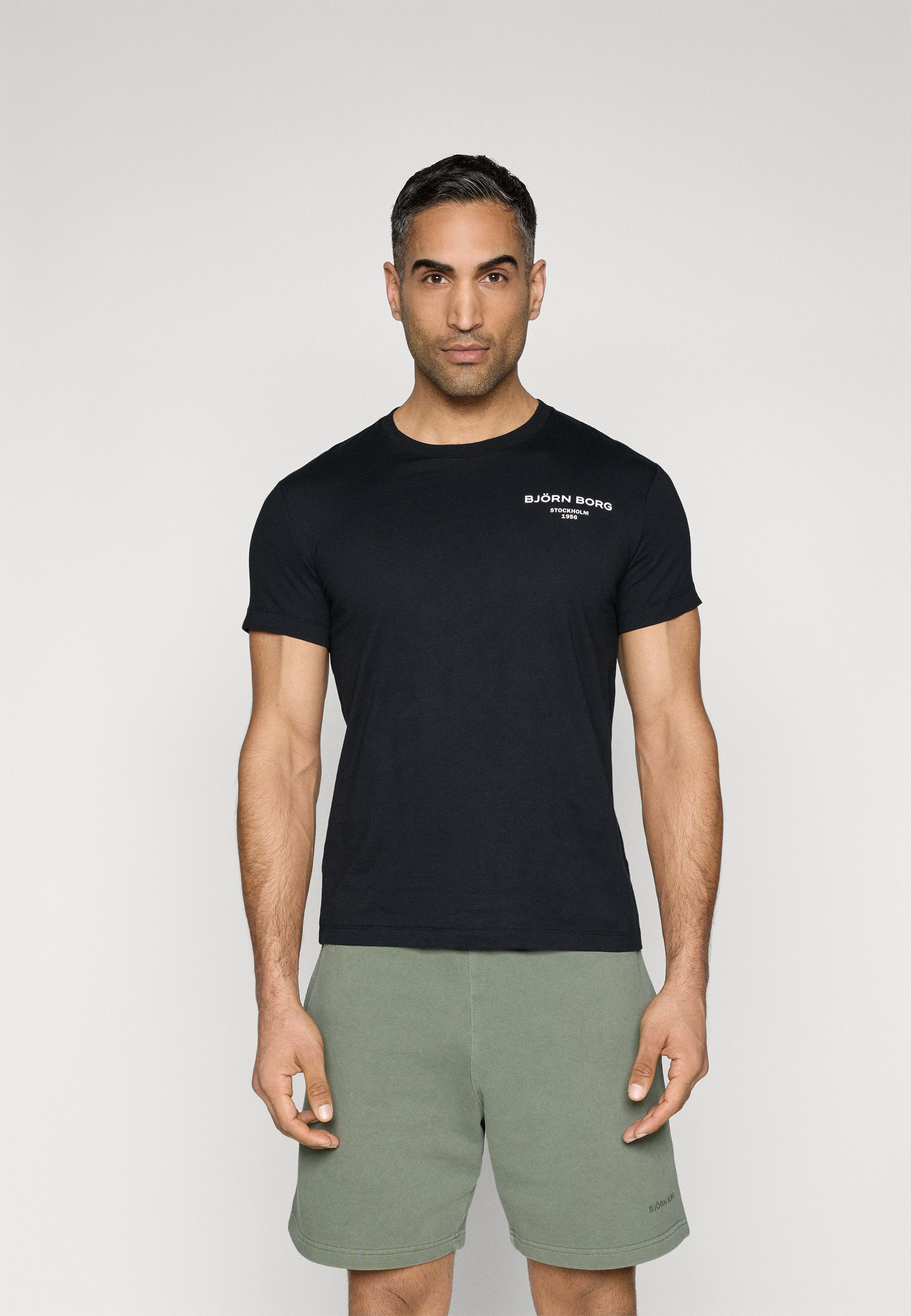 Björn Borg ESSENTIAL - T-shirt basic - black beauty