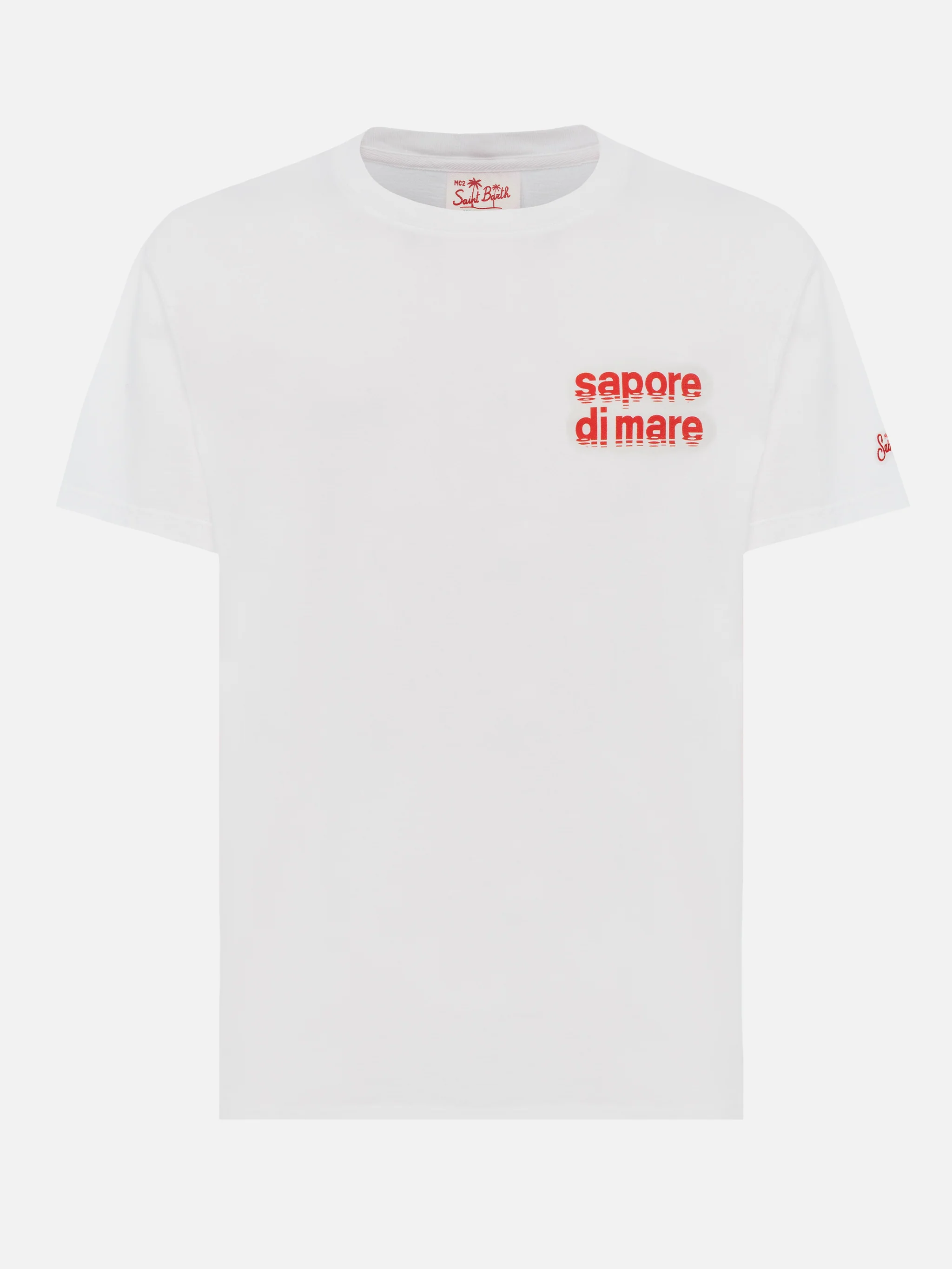 Heren katoenen T-shirt met opdruk van het 