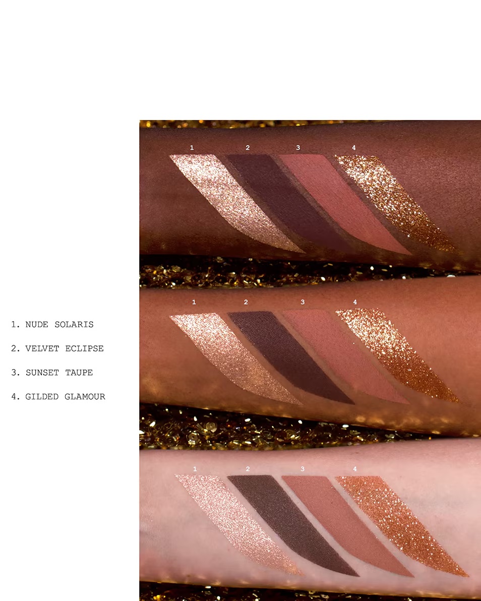 Fard de pleoape cvadruplu de lux Pat McGrath, Bronz Divin