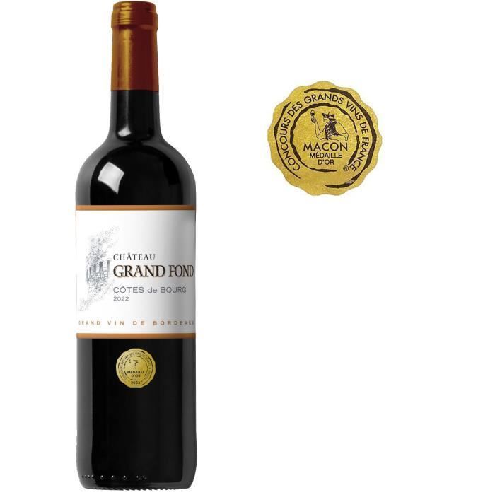 Château Grand Fond Côtes de Bourg - Vino Tinto Burdeos