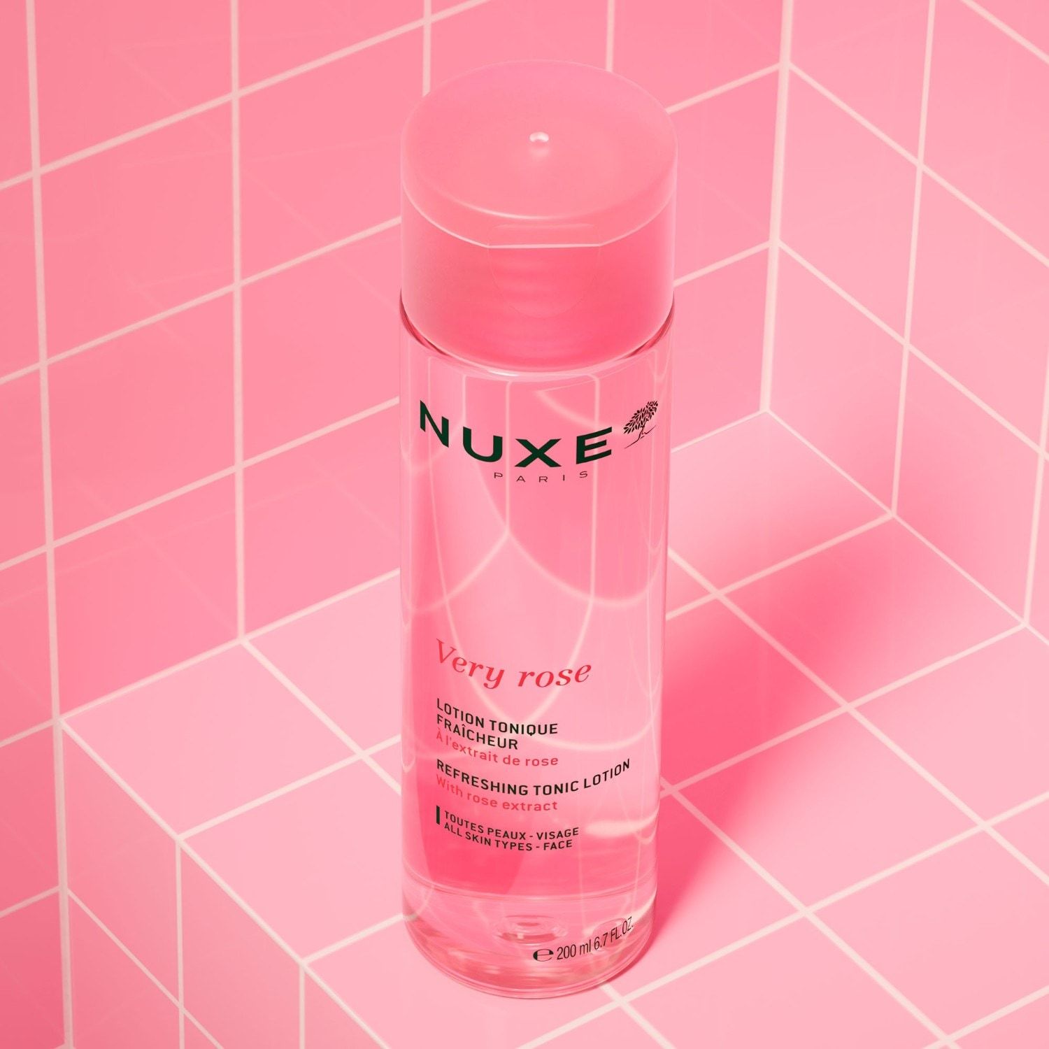NUXE Skincare освежавајући тоник за лице са укусом руже - 200 мл