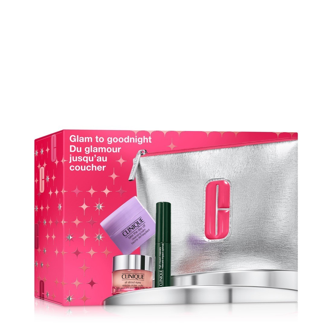 Sada na starostlivosť o oči Clinique „All About Eyes™ Glam To Goodnight“ – 1 kus