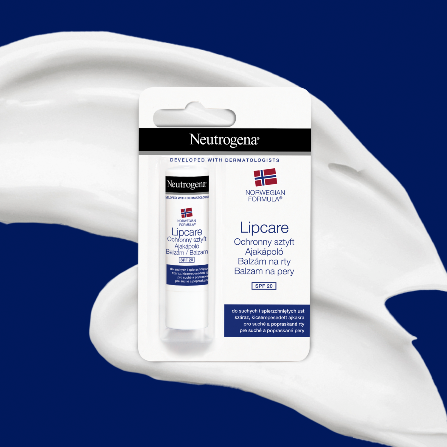 Neutrogena læbestift med beskyttende effekt SPF20 5g norsk formel