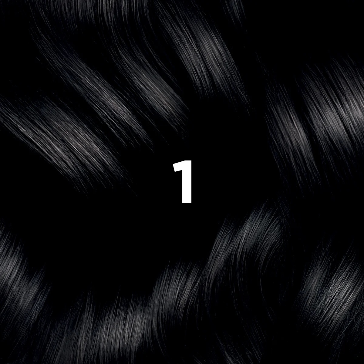 PHYTO Phytocolor 1 Tinte permanente para el cabello negro sin amoníaco 100% cobertura de canas