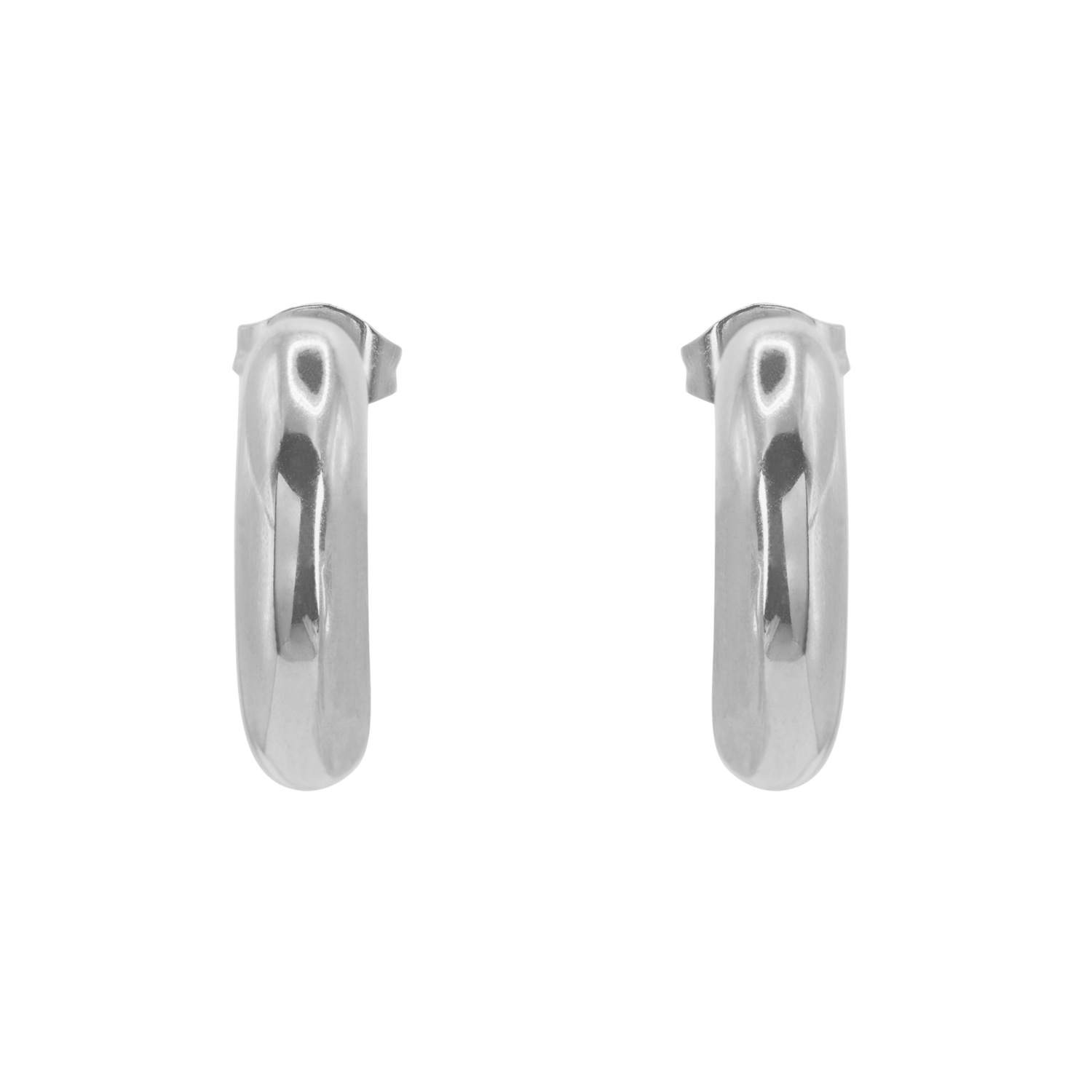 Heideman Boucles d'oreille Heius couleur argentée polie