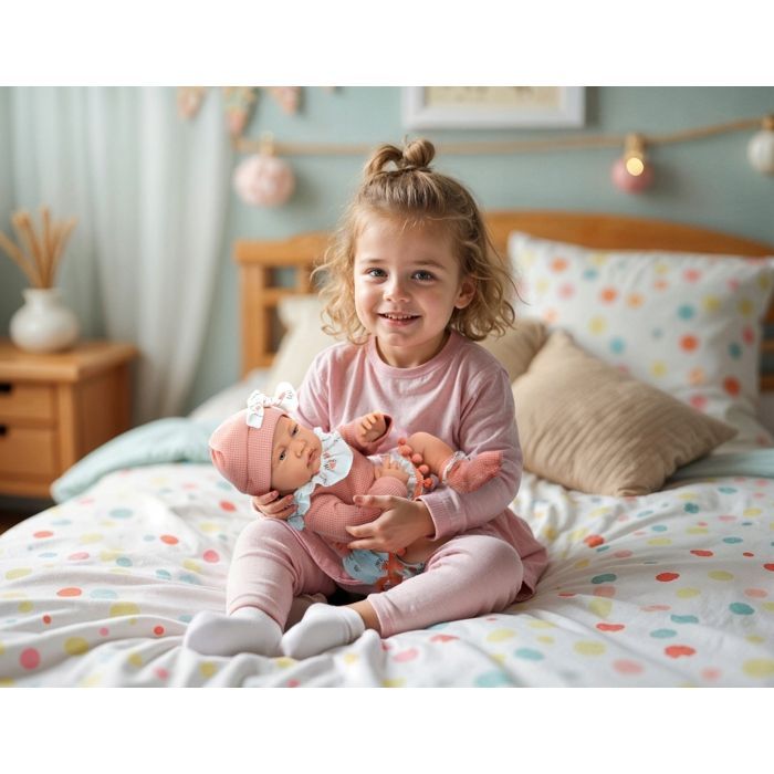 Realistic 41cm interactive baby doll with sounds and accessories – Kinderplay Lili (KP4180)