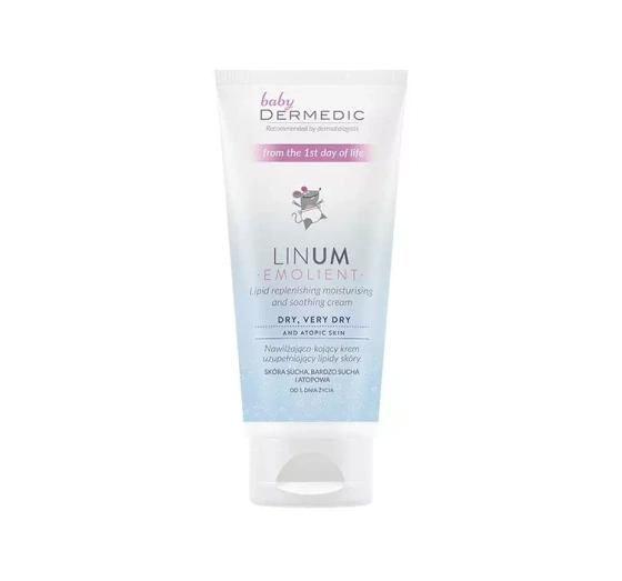 Dermedic Baby Linum Emolient nawilżająco-kojący krem uzupełniający lipidy skóry 100 ml