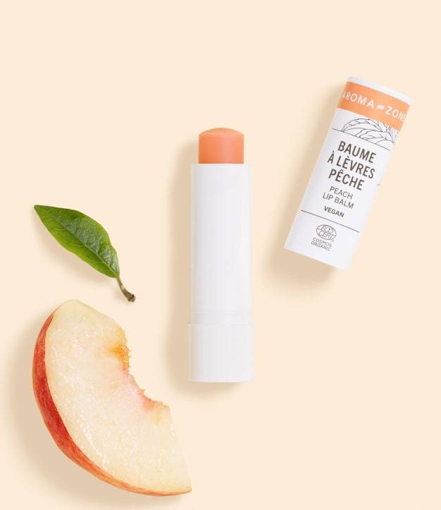 Biologische veganistische perzik lippenbalsem