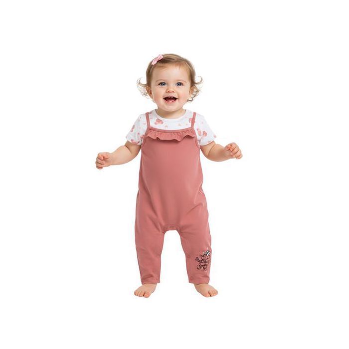 DISNEY Minnie Mouse BABIES, soft outfit for girls, COTTON set for GIFT 68 cm