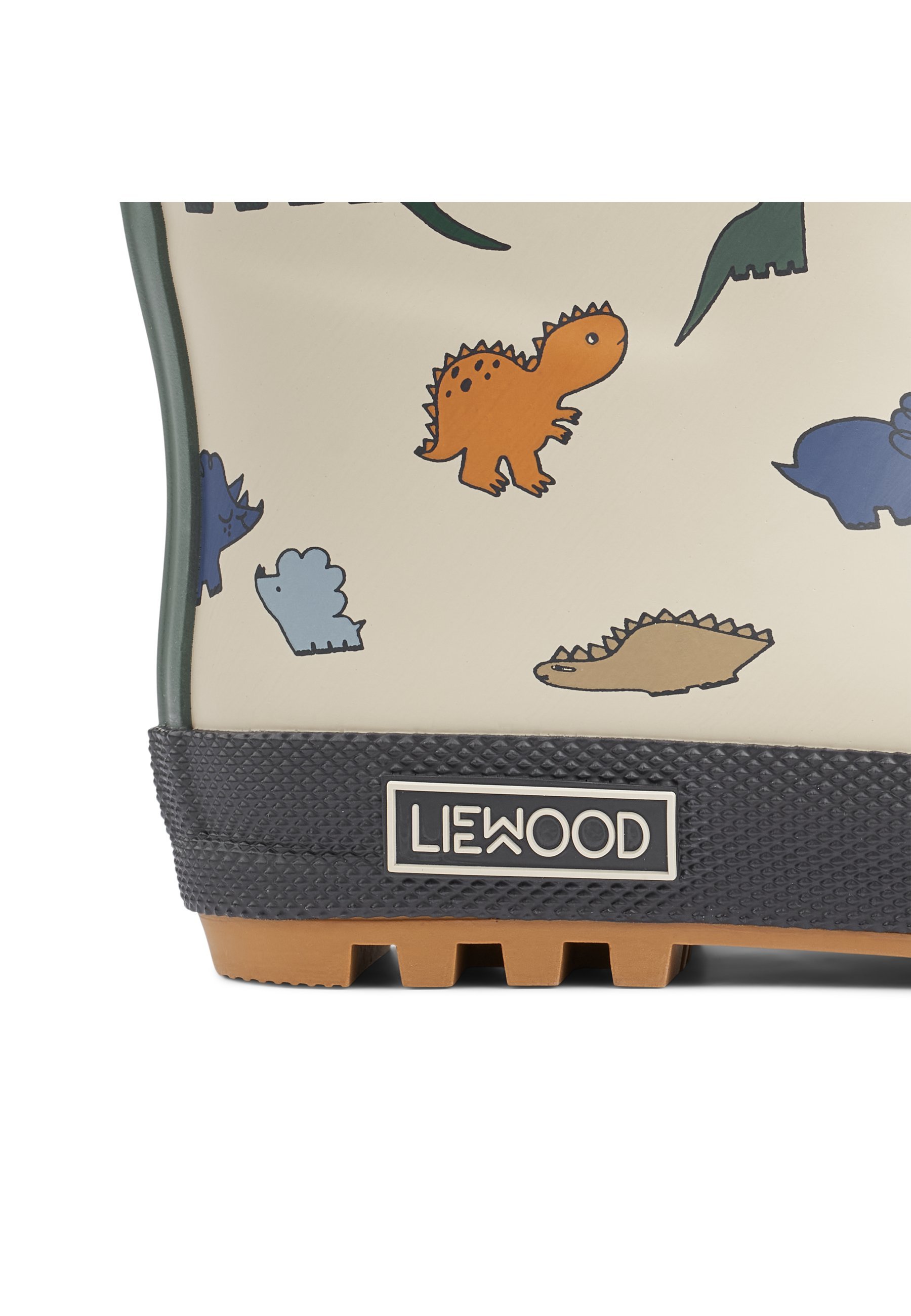 Liewood MASON TERMO DEŽNI ŠKORNJI UNISEX - Škornji - dinozavri / meglica
