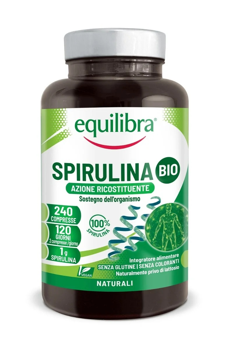 EQUILIBRA Equilibra Bio Spirulina 240 glutenvrije tabletten