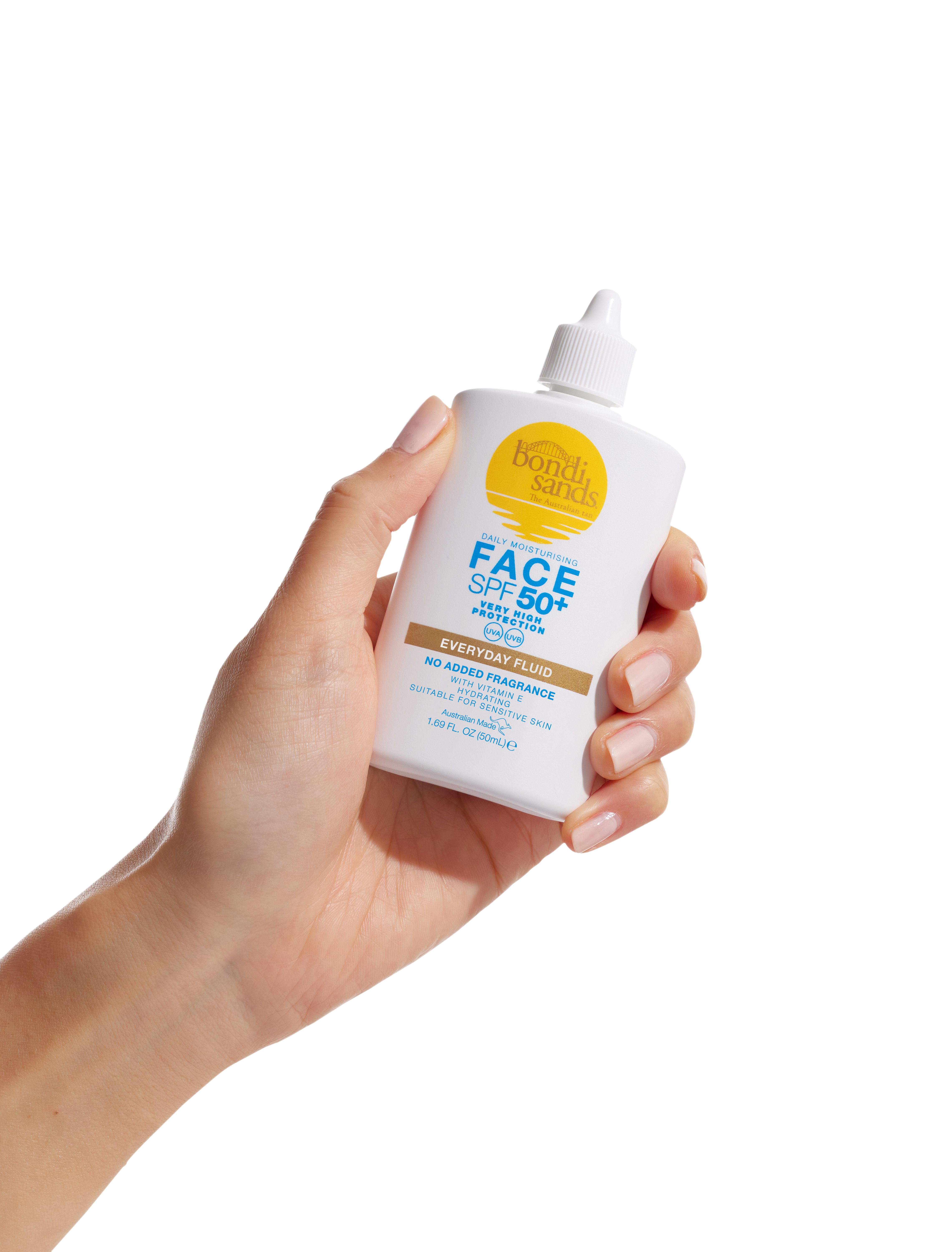 Tonirani fluid za lice bez mirisa SPF 50 Zaštita lica