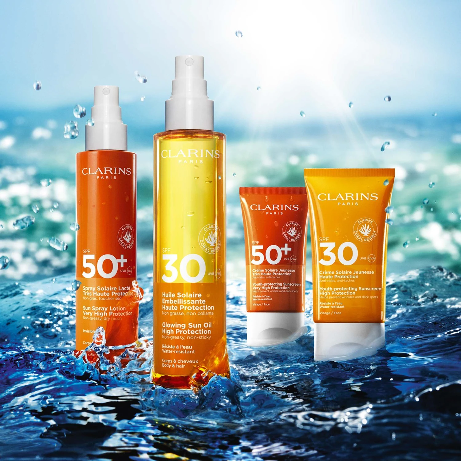 Clarins Spray Solaire Lacté Très Haute Protection Corps SPF50+