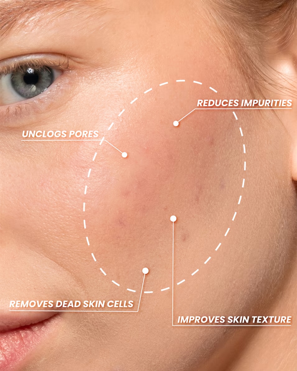 Exfoliant CLAY AND GLOW Exfoliant BHA/AHA