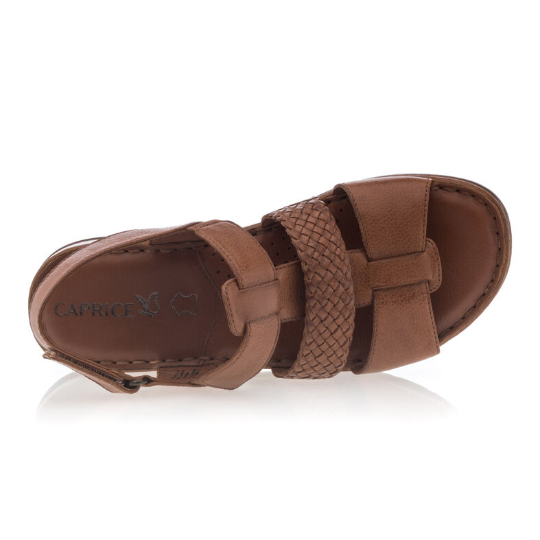 Bruine damessandalen / open teenschoenen
