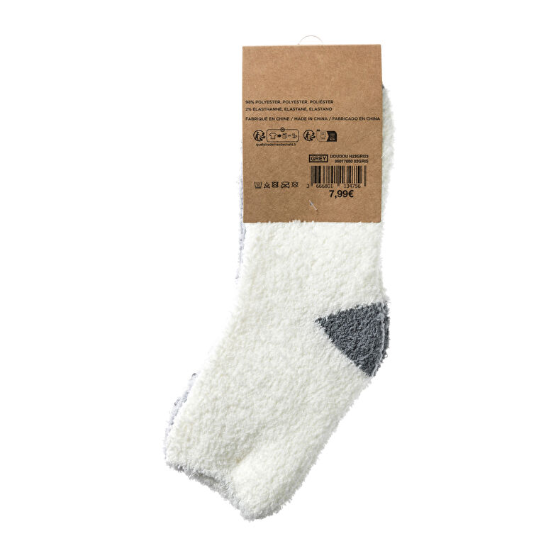 Chaussettes et collants Femme Gris