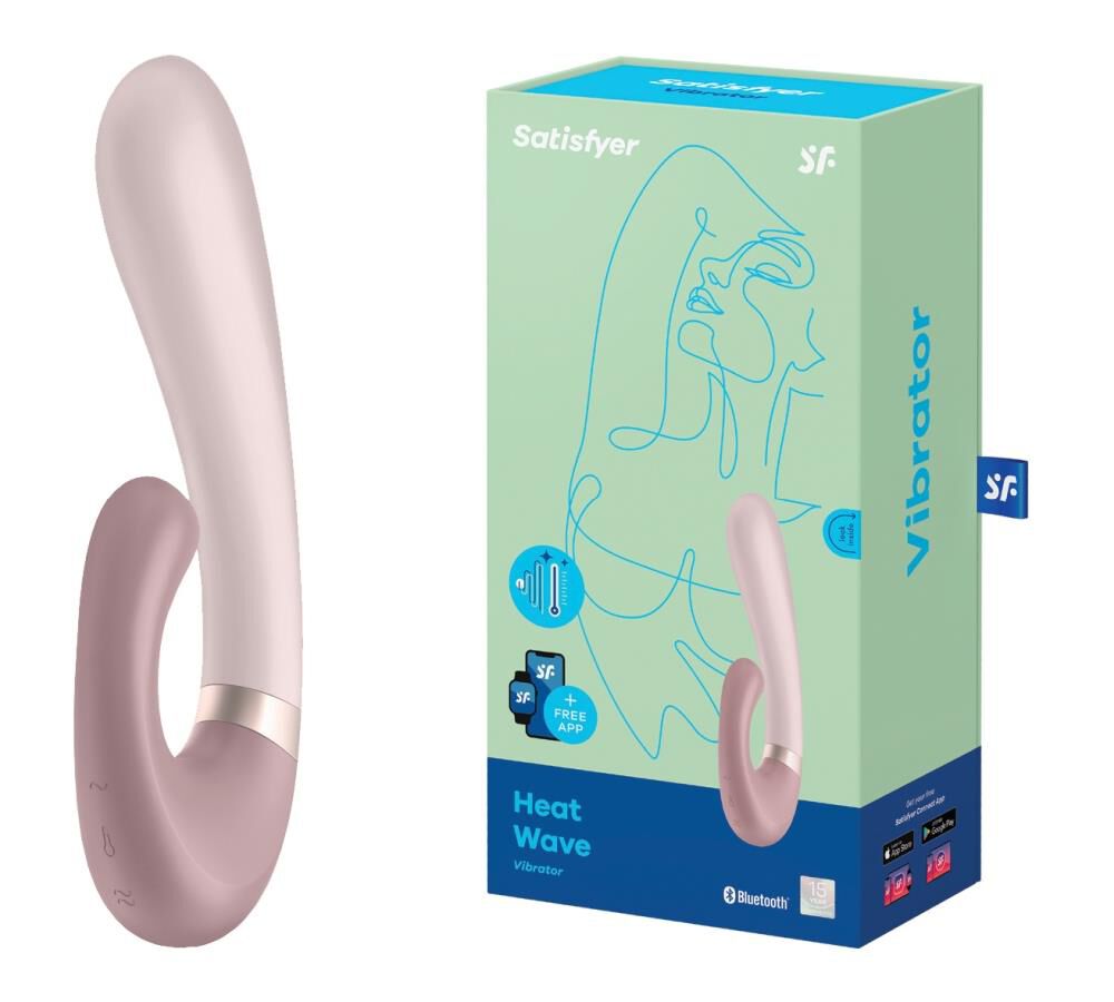 Satisfyer Heat Wave Connect-app lilla