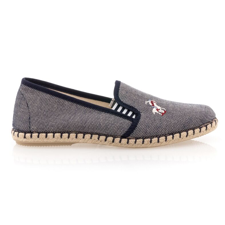 Miesten espadrillit köysipohjalla - sininen