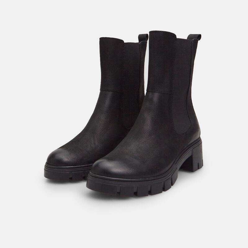 Damskie skórzane buty bojowe