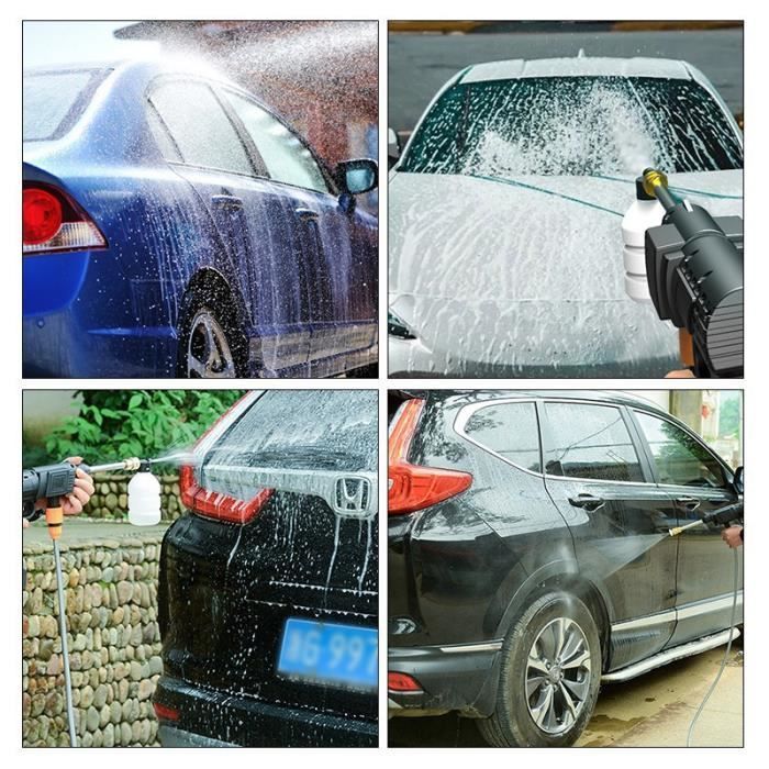 PRUMYA Cordless High-Pressure Washer - 30 bar - 1000W - Efficient Cleaning Pump - Foam Cannon