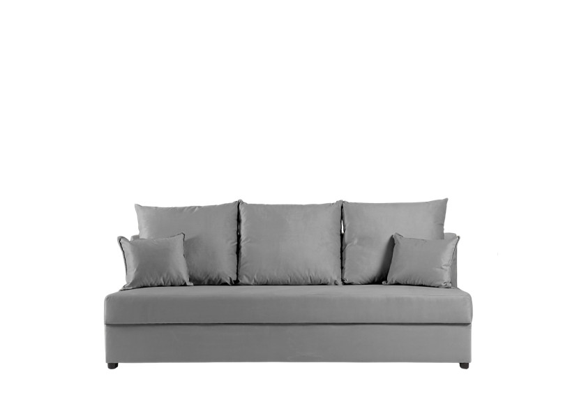Sofa paco rozkładana wypoczynkowa szara z funkcją spania