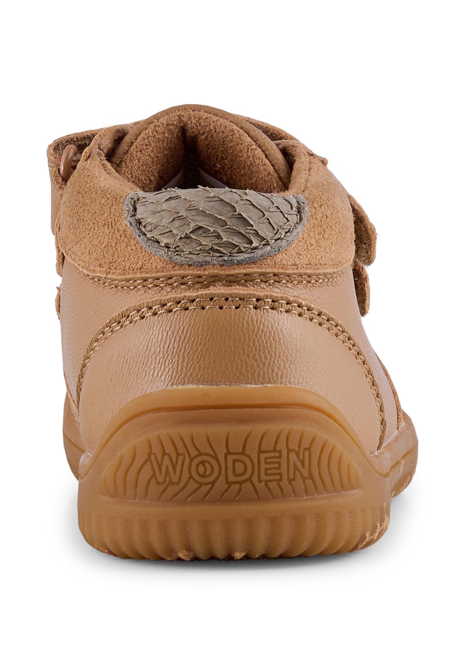 Woden TRISTAN - Schoenen met klittenbandsluiting - cognac