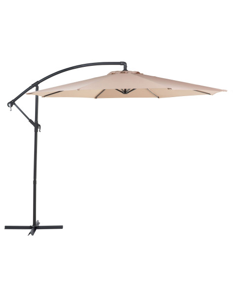 Parasol ogrodowy na wysięgniku beżowy