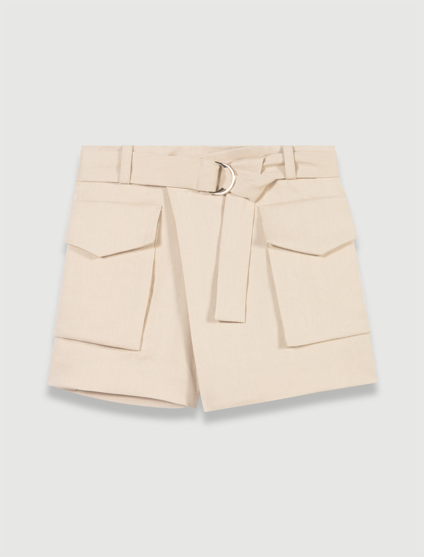 Epäsymmetriset shortsit - Beige